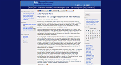 Desktop Screenshot of blog.autowarranties.com